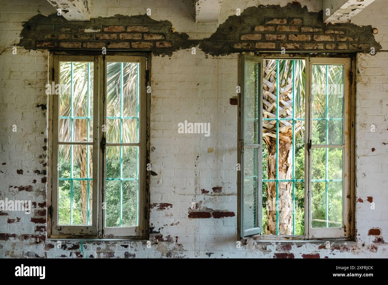 Das Innere von Atalaya, Heimat des amerikanischen Hispanisten Archer M. Huntington und der Bildhauerin Anna Huntington, Murrells Inlet, South Carolina, USA Stockfoto