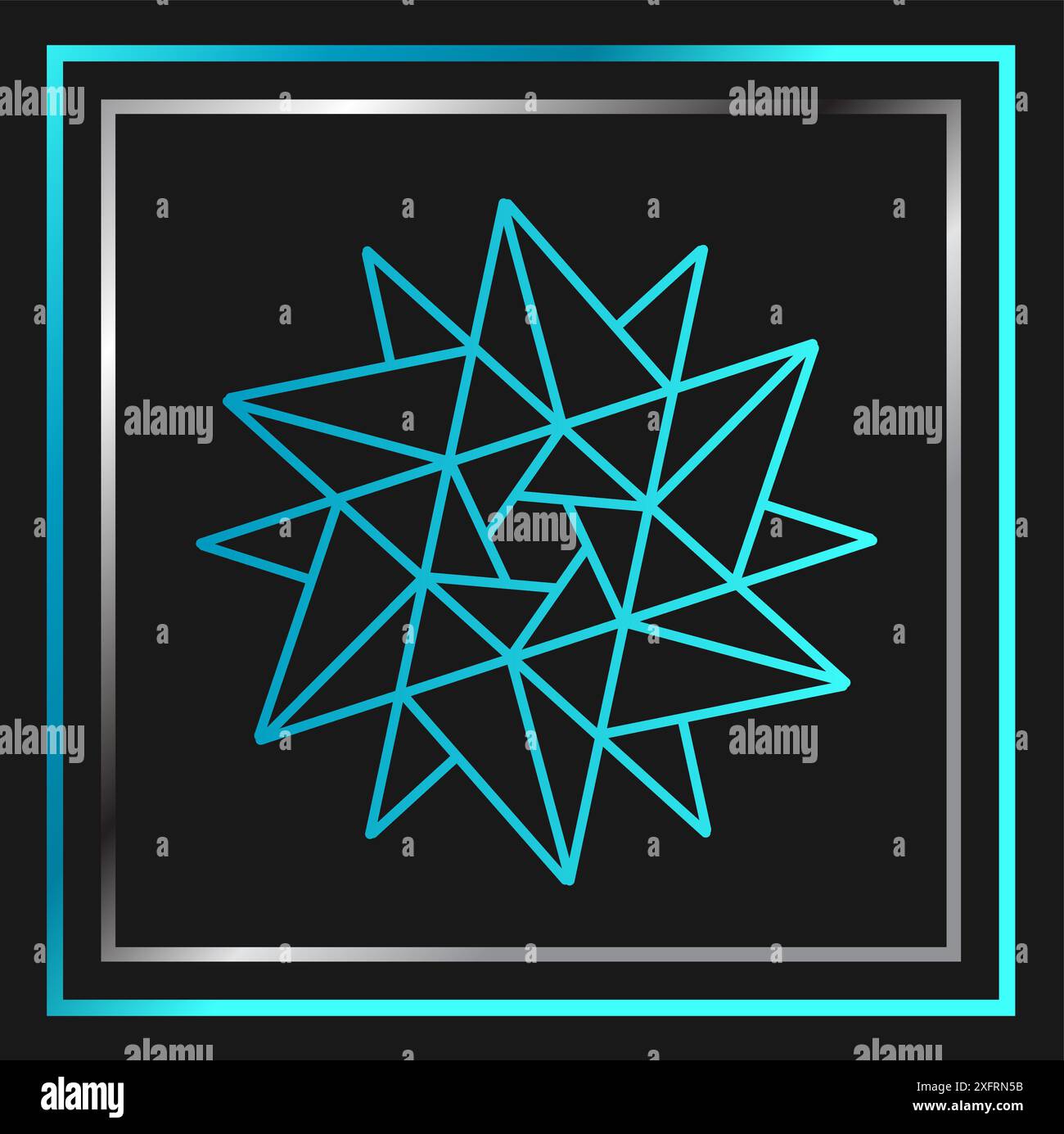 Luxuriöse Linie Art Mandala Blumendesign isolierter Hintergrund Stock Vektor