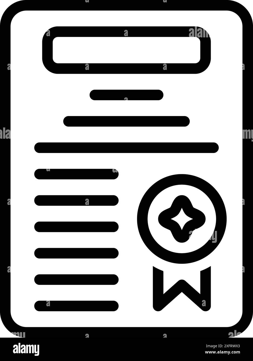 Symbol für Titel, Überschrift Stock Vektor