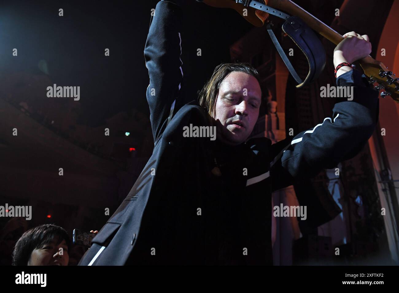 UK. Juli 2024. LONDON, ENGLAND - 4. JULI: Win Butler von Arcade Fire, der am 4. Juli 2024 in London auftritt. CAP/MAR © MAR/Capital Pictures Credit: Capital Pictures/Alamy Live News Stockfoto