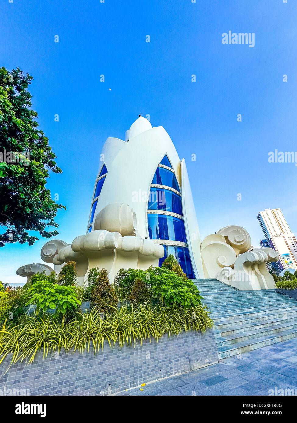 Tram huong Tower, Denkmal in Nha Trang, Vietnam Stockfoto