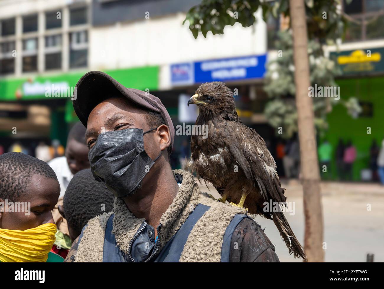 Nairobi, Kenia - 2. Juli 2024. Polizei und Demonstranten führten tagelange Schlachten im ganzen Land, als Tausende von Kenianern dagegen protestierten Stockfoto