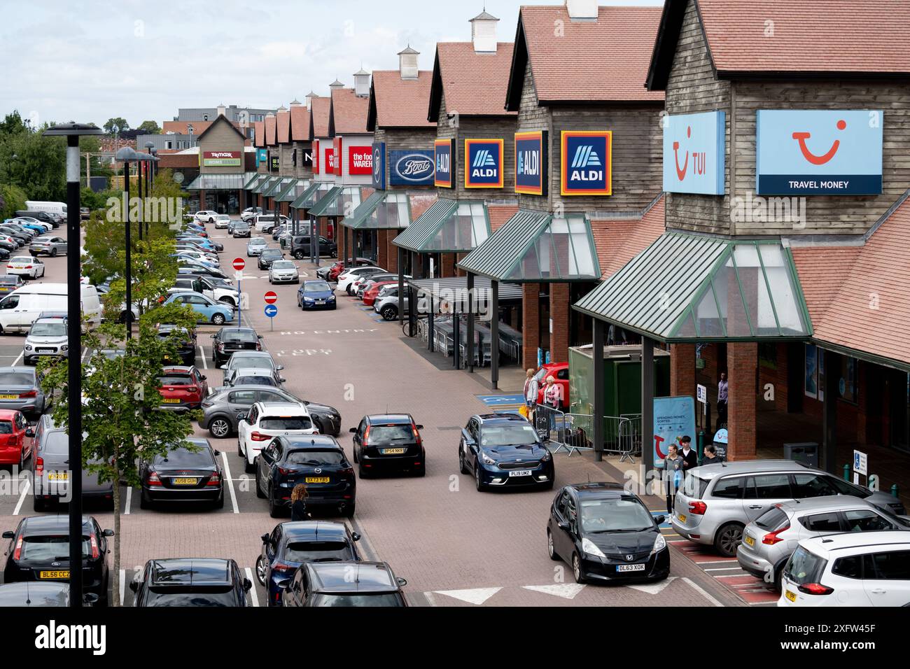 Central Six Retail Park, Coventry, West Midlands, England, Großbritannien Stockfoto