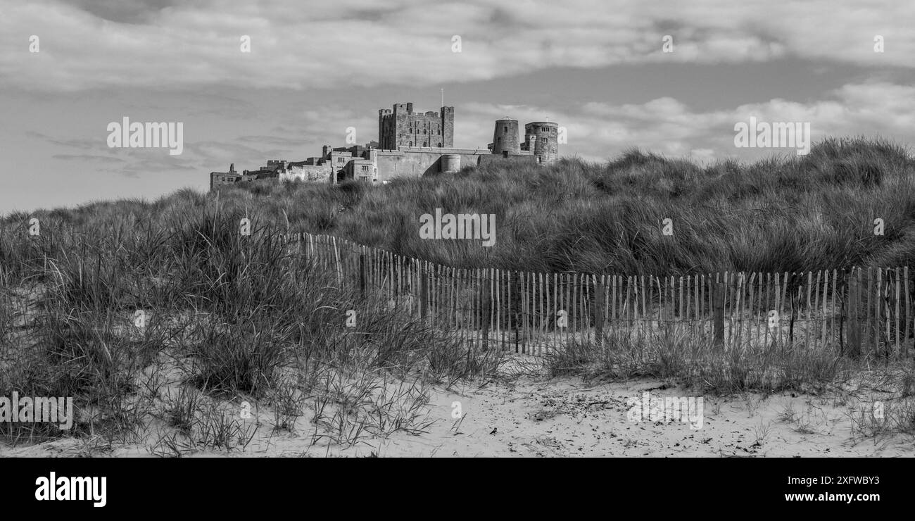 Bamburgh Castle, Northumberland. Stockfoto