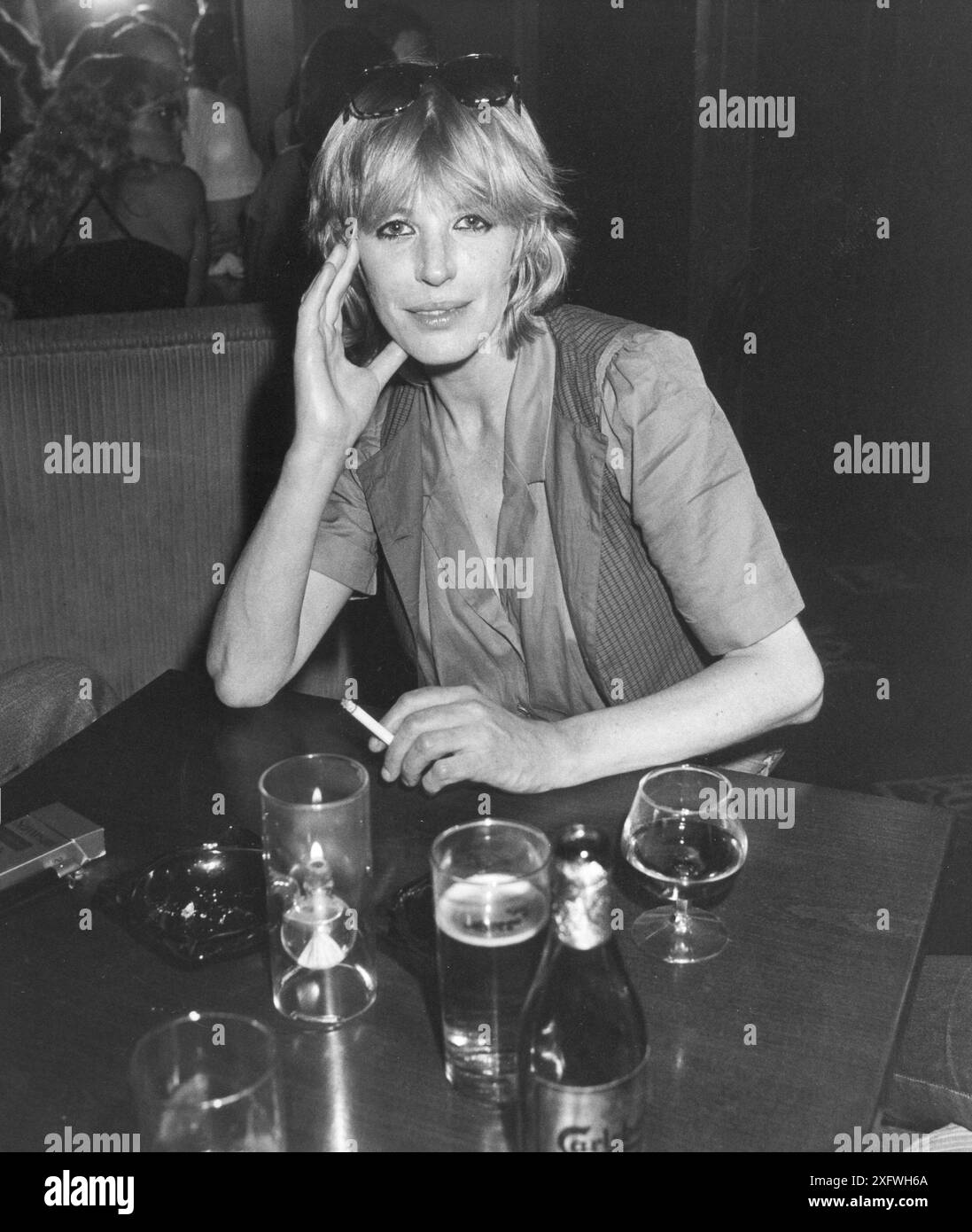 MARIANNE FAITHFULL englische Rocksängerin besucht Stockholm Schweden Stockfoto
