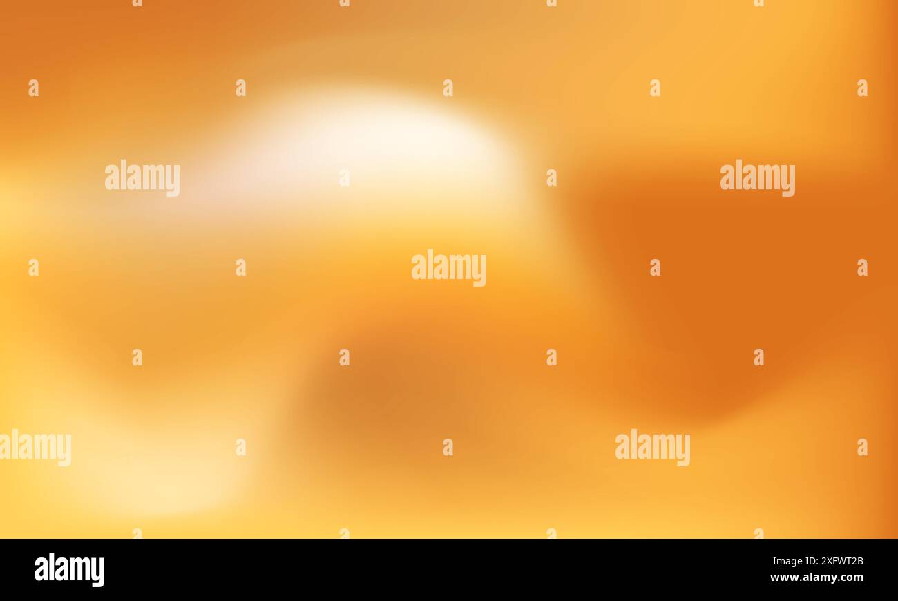 Orangefarbener Verlaufshintergrund. Abstrakter, unscharfer holografischer Marillen-Farbverlauf, kreativer Hintergrund. Abstrakte minimalistische Farbabstufung in Orange Stock Vektor