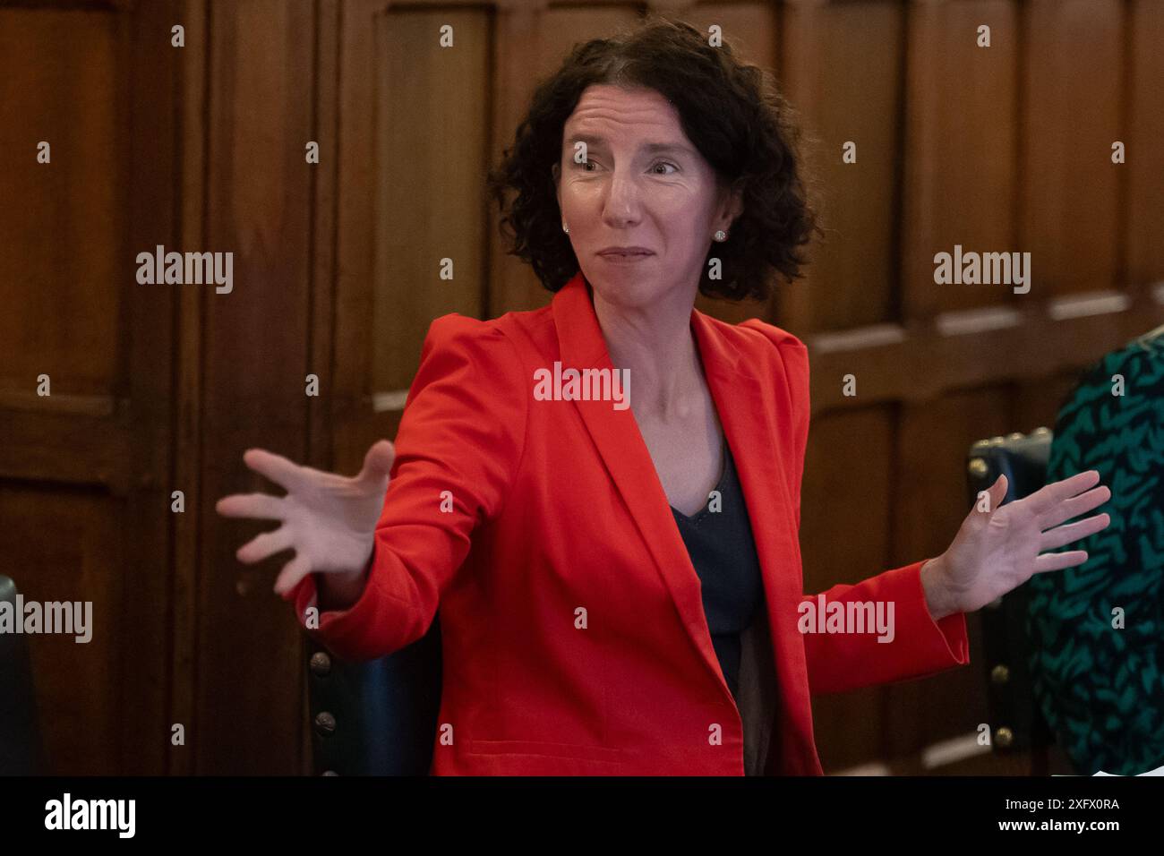 SPEICHERT BILDER. Juli 2024. Anneliese Dodds, Labour and Co-operative Party, wurde nach den gestrigen Parlamentswahlen zum Parlamentsabgeordneten für den Wahlkreis Oxford East gewählt. Westminster, Großbritannien. 24. Oktober 2023 Gill Furniss Parlamentsabgeordnete nimmt an einem Paliamentsempfang im Unterhaus Teil. Kredit: Maureen McLean/Alamy Stockfoto