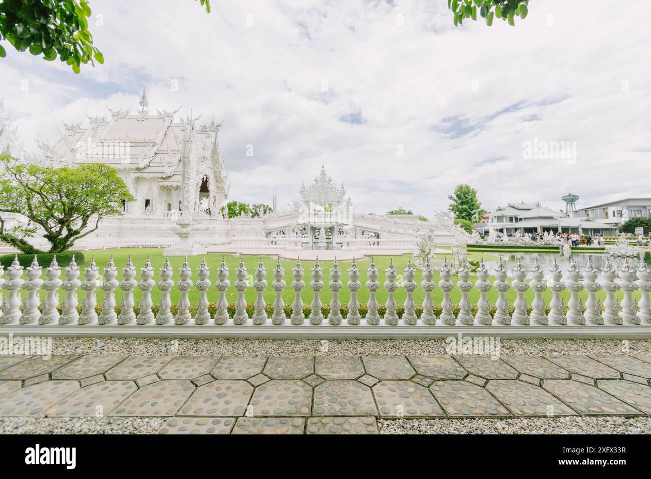 Weißer Tempel Chiang Rai Thailand, Wat Rong Khun Stockfoto