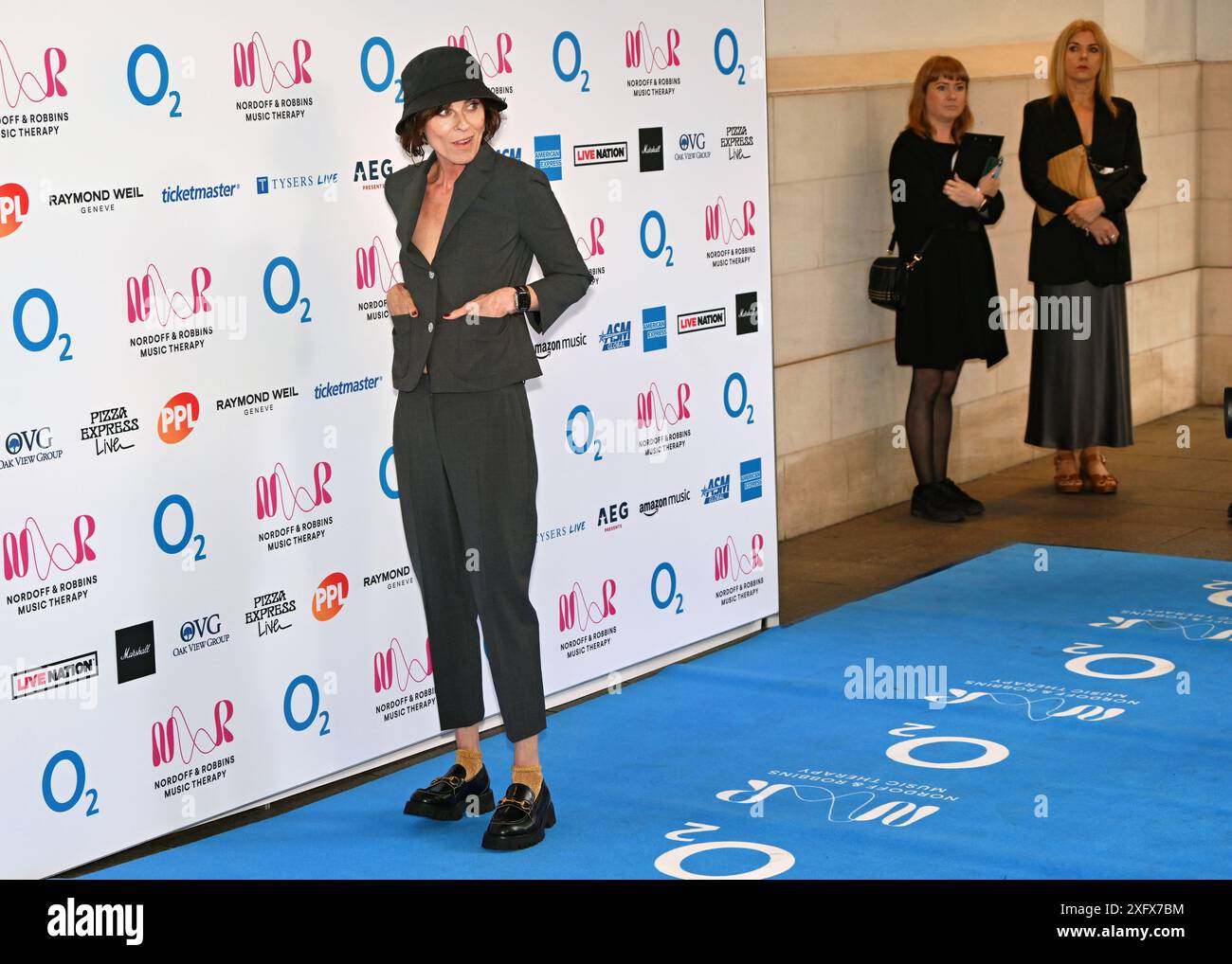 LONDON, GROSSBRITANNIEN. Juli 2024. Lisa Stansfield nimmt an den Nordoff and Robbins Teil O2 Silver Clefs Awards 2024 ist eine prestigeträchtige jährliche Veranstaltung, die von Nordoff and Robbins im JW Marriott Grosvenor House in London, Großbritannien, veranstaltet wird. Quelle: Siehe Li/Picture Capital/Alamy Live News Stockfoto