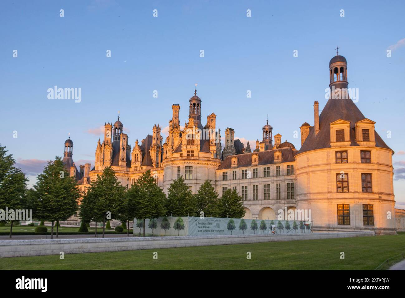 Royal Château de Chambord, Loir et Cher, Frankreich Stockfoto