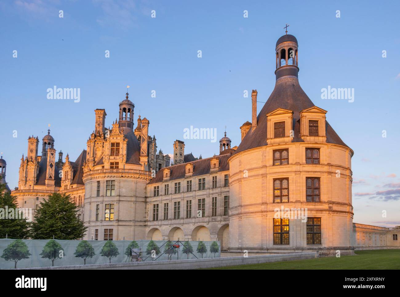Royal Château de Chambord, Loir et Cher, Frankreich Stockfoto