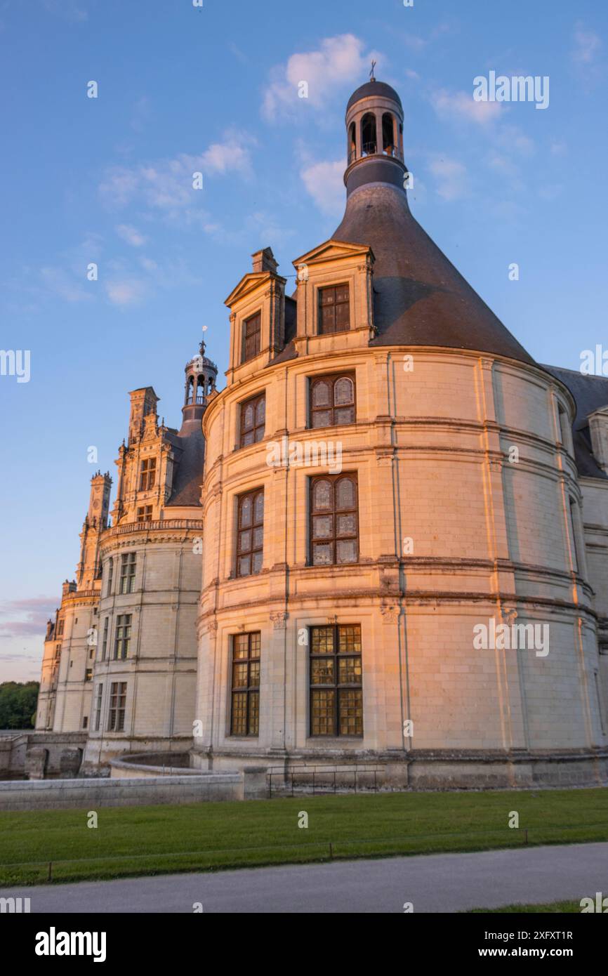 Royal Château de Chambord, Loir et Cher, Frankreich Stockfoto
