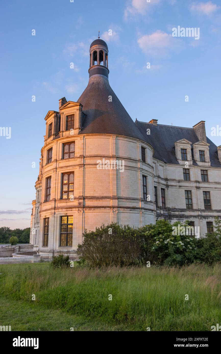 Royal Château de Chambord, Loir et Cher, Frankreich Stockfoto