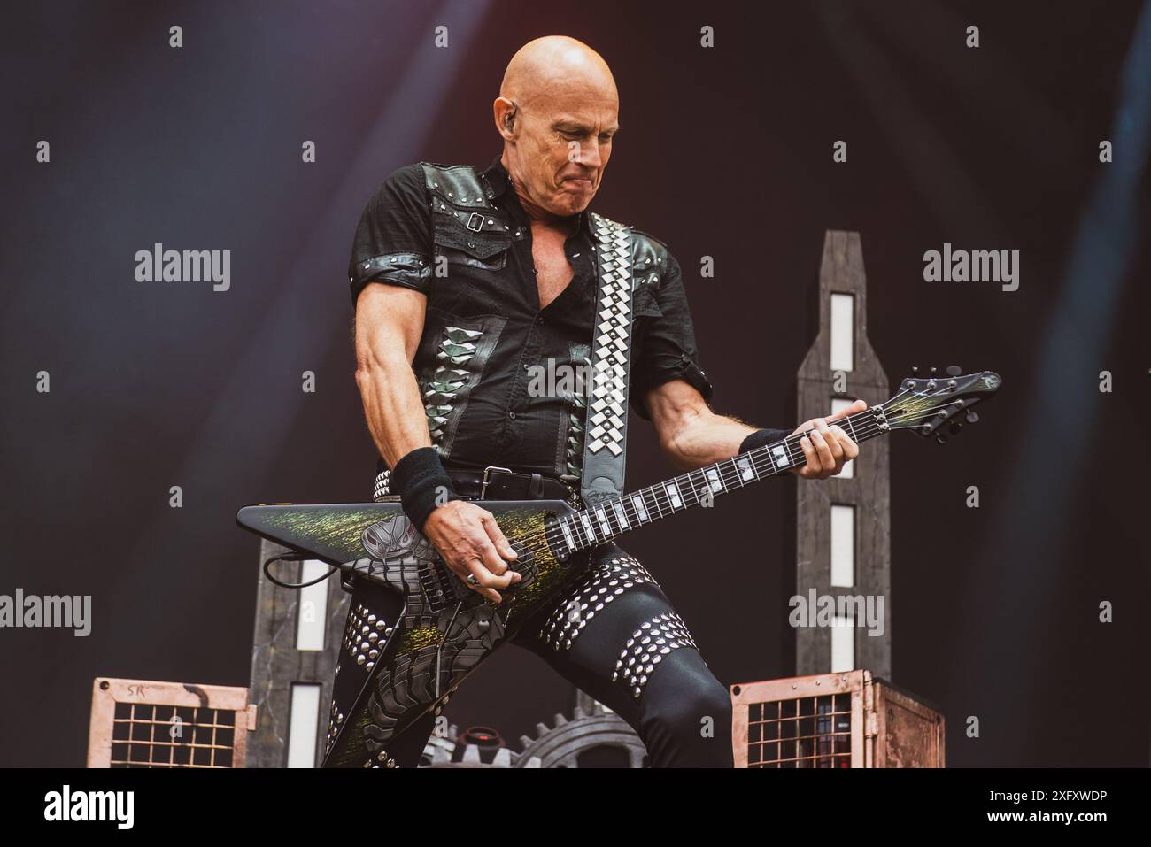 Die deutsche Heavy-Metal-Band ACCEPT trat beim dänischen Copenhell-Festival 2024 auf. Anrede: Andrea Pinna Stockfoto