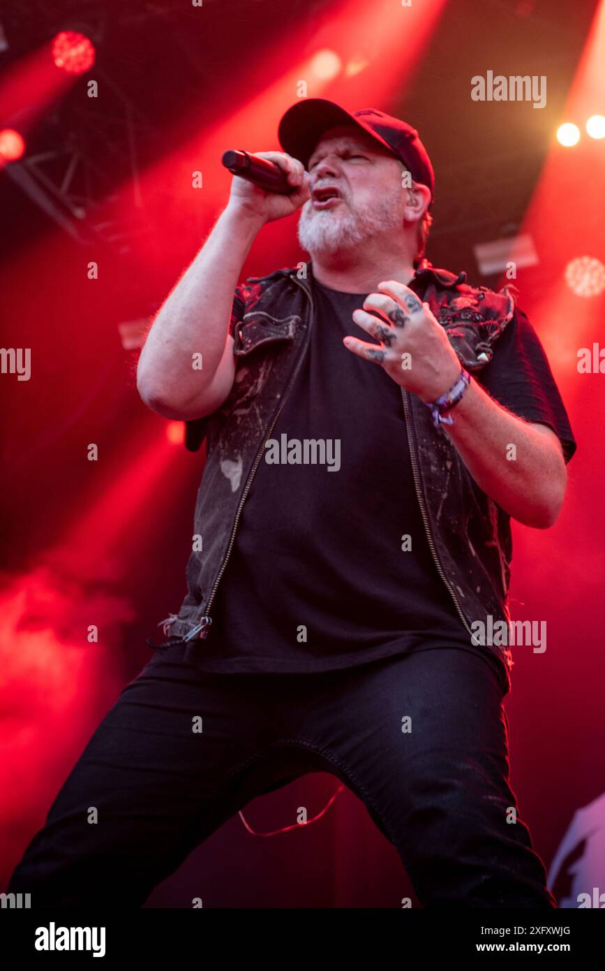 Die Band Asinhell trat beim dänischen Copenhell Festival 2024 auf. Anrede: Andrea Pinna Stockfoto