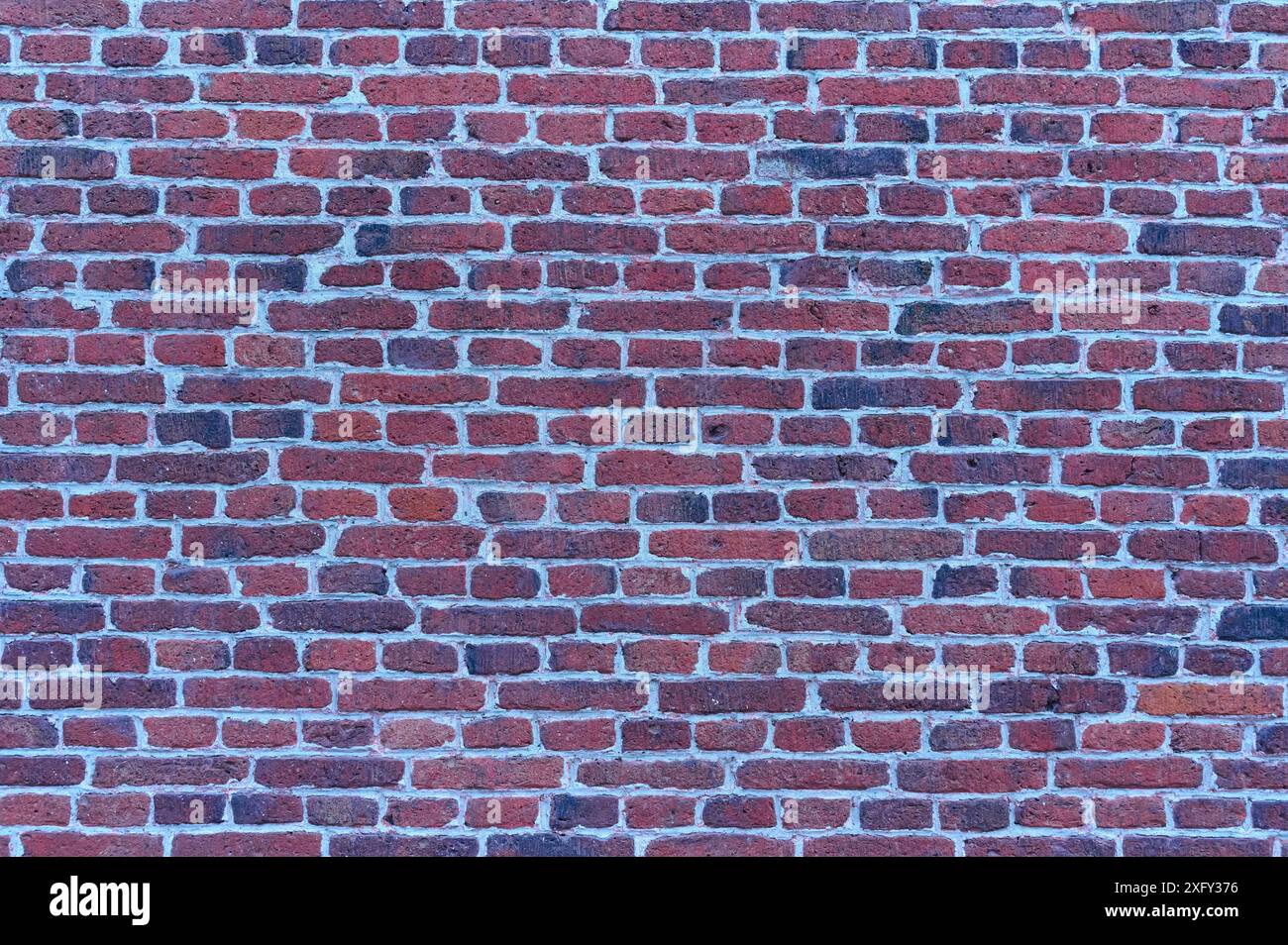 Ziegel, Mauer, Steine, Brügge, Flämische Region, Belgien Stockfoto