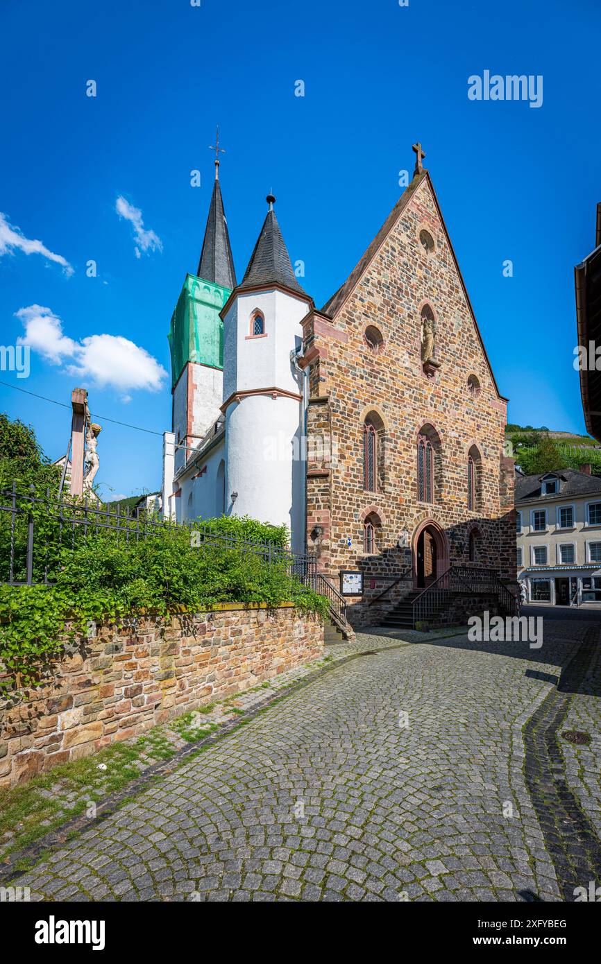 Malerischer Ferienort Assmannshausen, Hessen, Deutschland Stockfoto