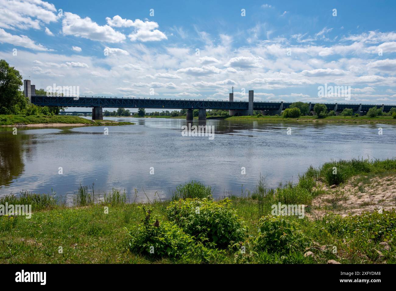 Magdeburger Wasserstraßenknoten, Trogbrücke, Hohenwarthe, Sachsen-Anhalt, Deutschland Stockfoto