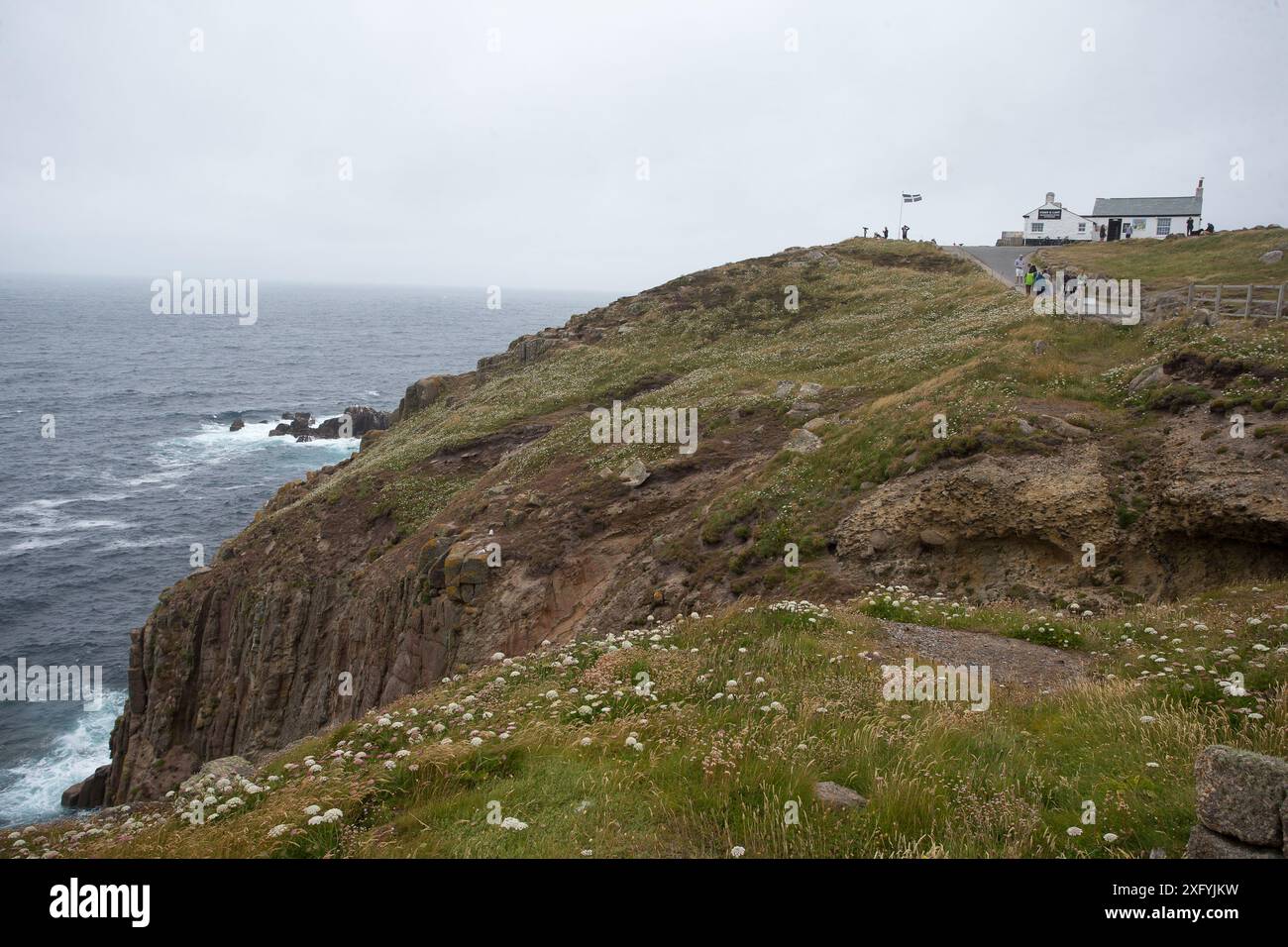 Lands End Cornwall England Stockfoto