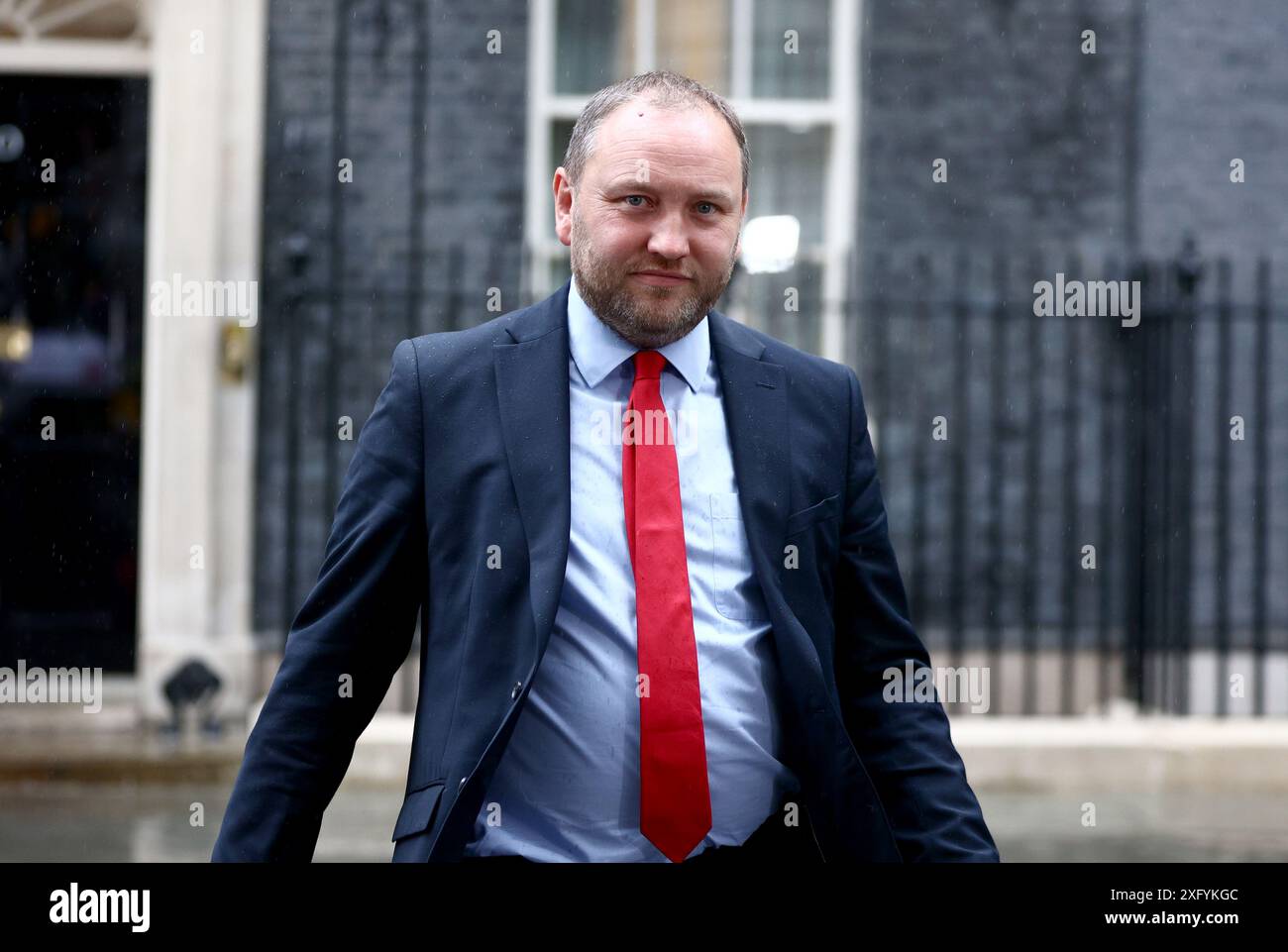 Der Labour-Abgeordnete Ian Murray verlässt die Downing Street 10 in London, nachdem er nach dem Erdrutschsieg für die Labour Party zum Secretary of State für Schottland ernannt wurde. Bilddatum: Freitag, 5. Juli 2024. Stockfoto