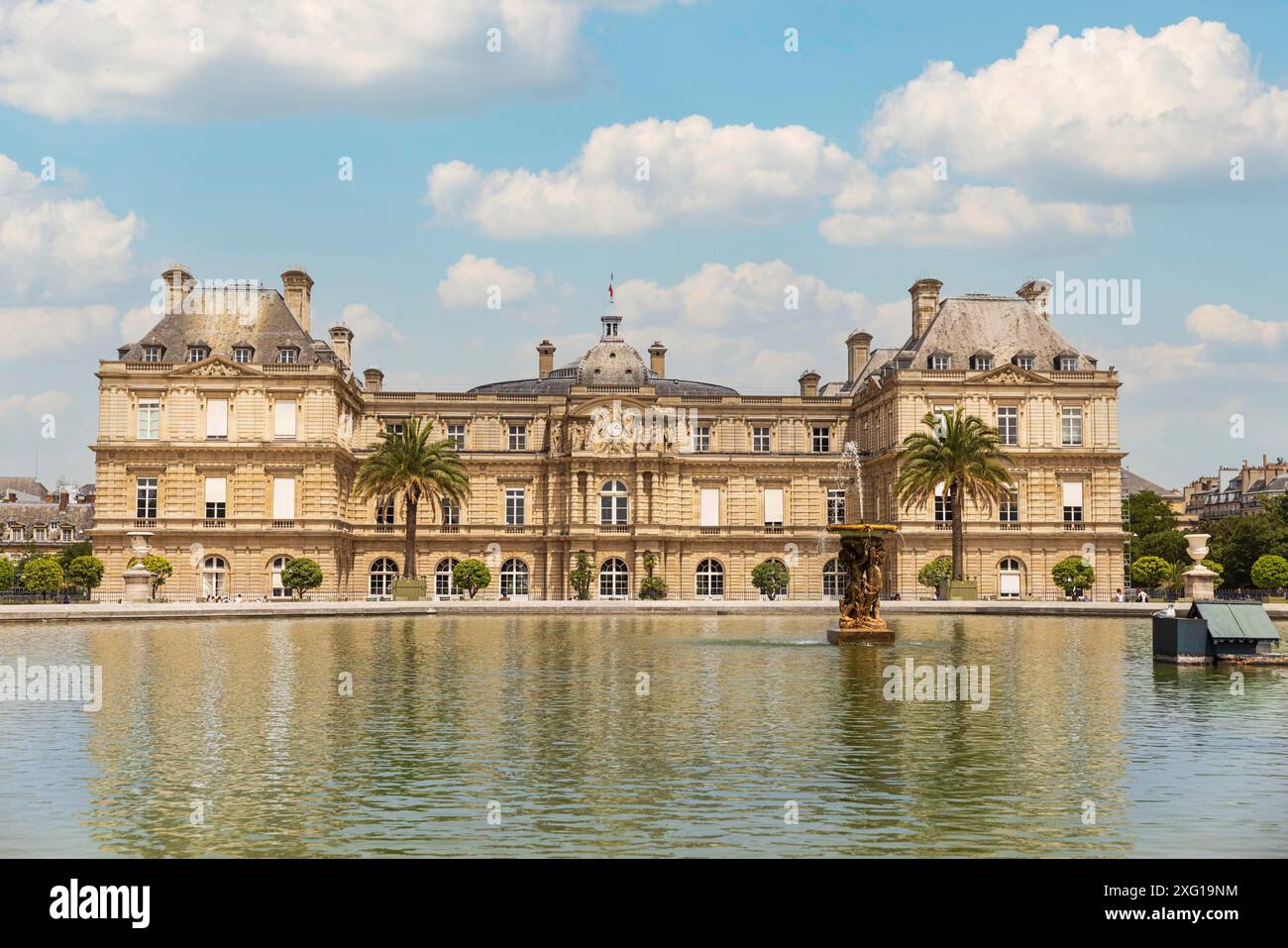 Der luxemburgische Palast wurde ursprünglich (1615–1645) als königliche Residenz der Regentin Marie de Medici erbaut Stockfoto