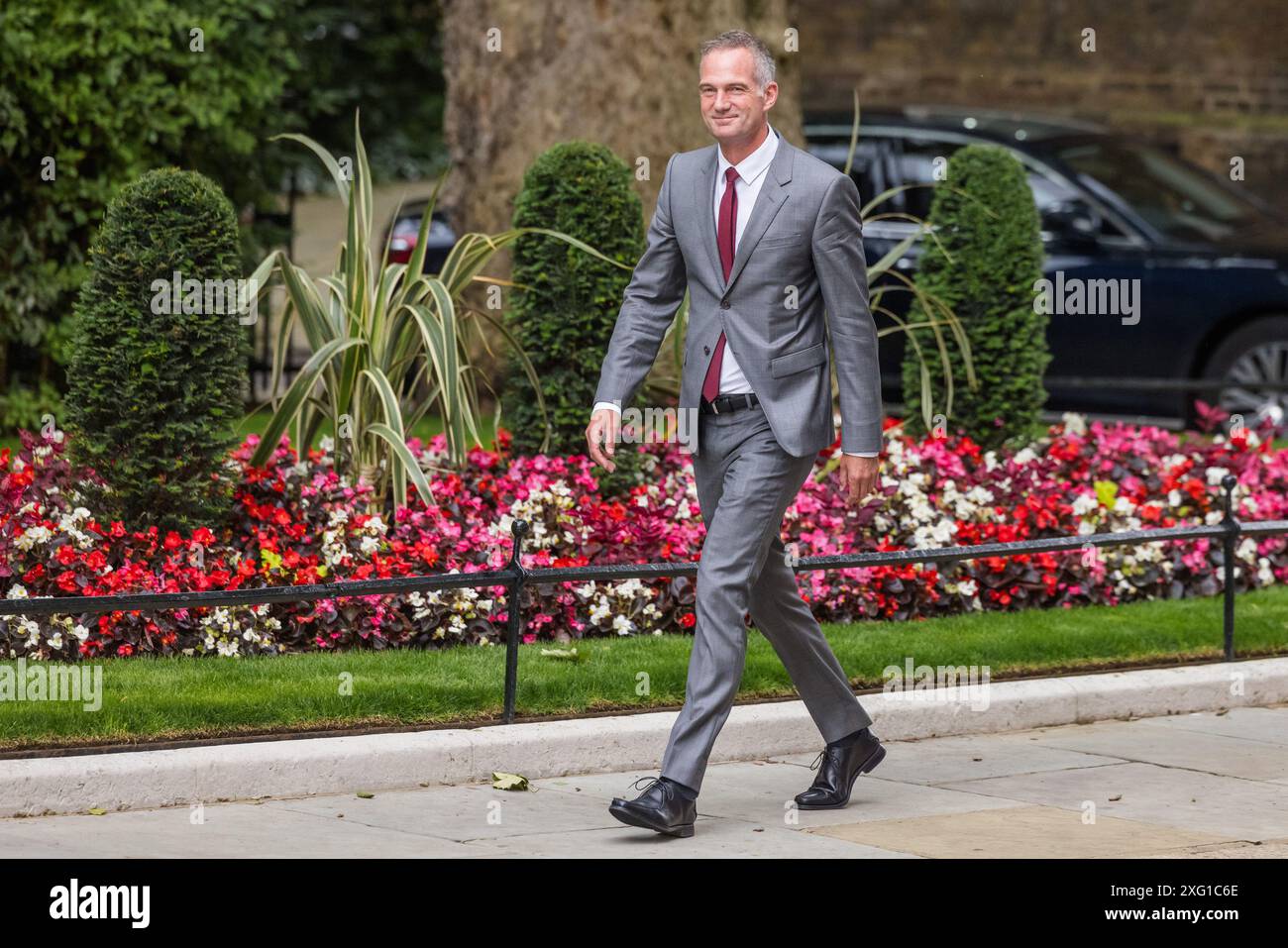 Downing Street, London, Großbritannien. Juli 2024. Peter Kyle MP, Minister für Wissenschaft, Innovation und Technologie, trifft in Downing Street ein, als der britische Premierminister Keir Starmer in sein Labour-Kabinett berufen wird. Quelle: Amanda Rose/Alamy Live News Stockfoto