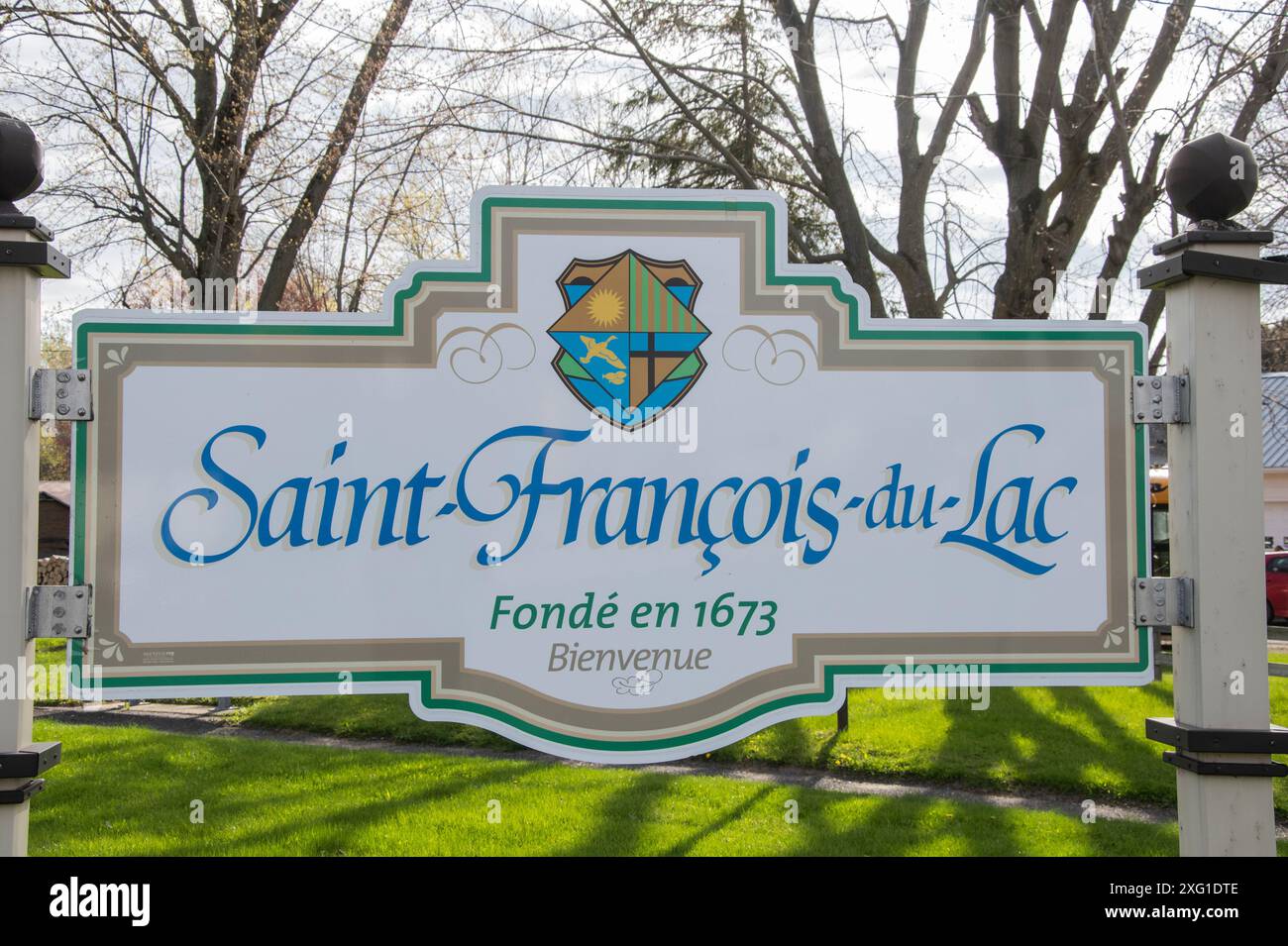 Saint-Francois-du-Lac, Quebec, Kanada Stockfoto