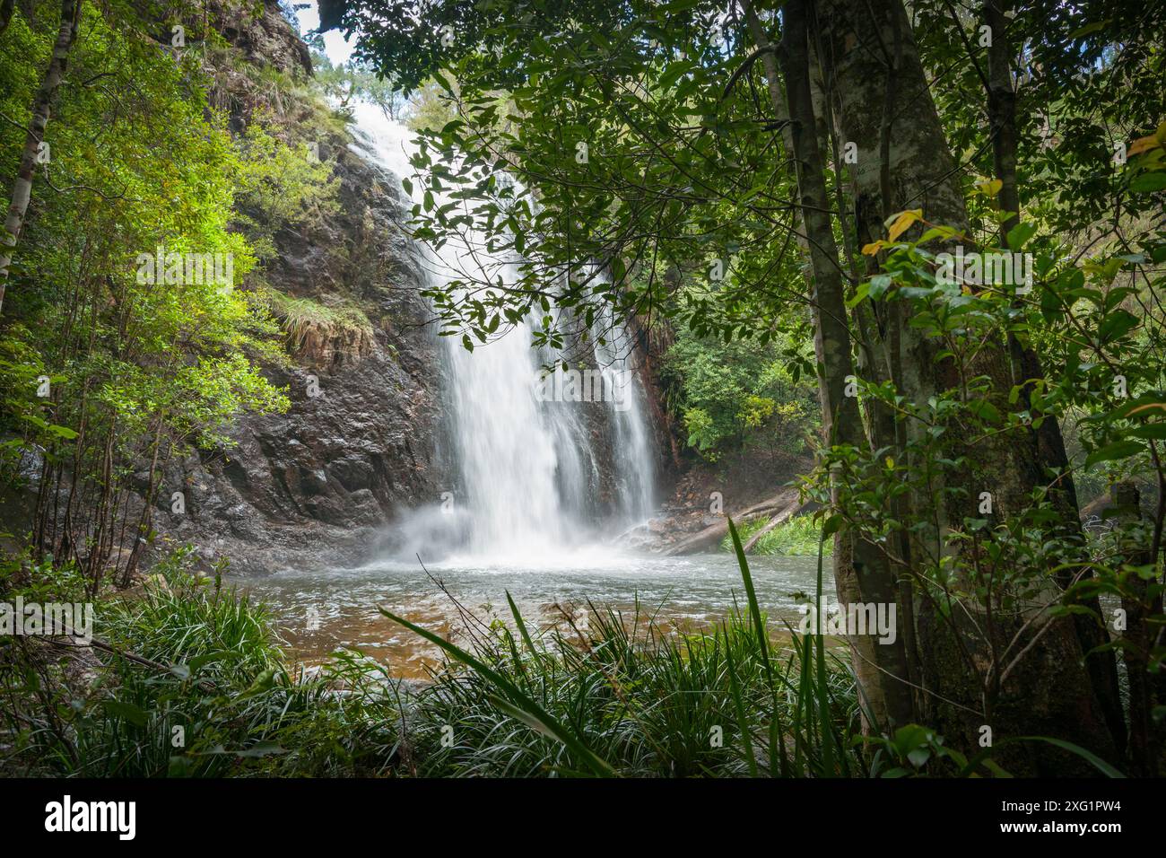 Wasserfall im Gibraltar Range National Park in New South Wales, Australien. Stockfoto