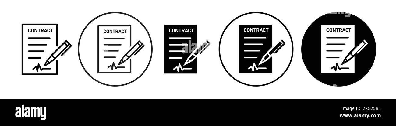 Symbol-Vektorsatz-Sammlung für Web-Vektorsatz-Sammlung für App-ui vertragsgemäß Stock Vektor