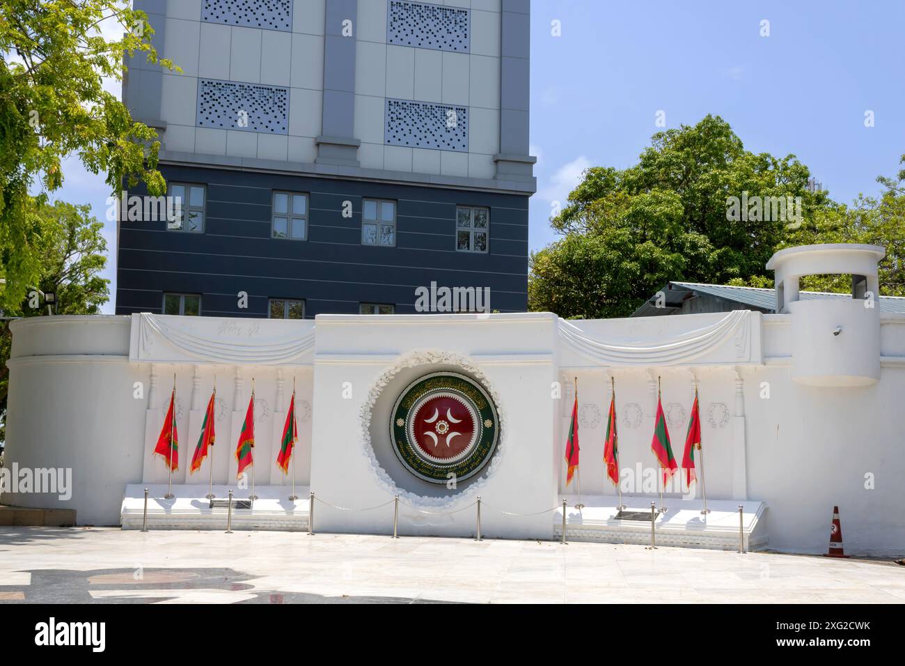 Malé, Malediven - 14. April 2023: Siegesdenkmal Stockfoto
