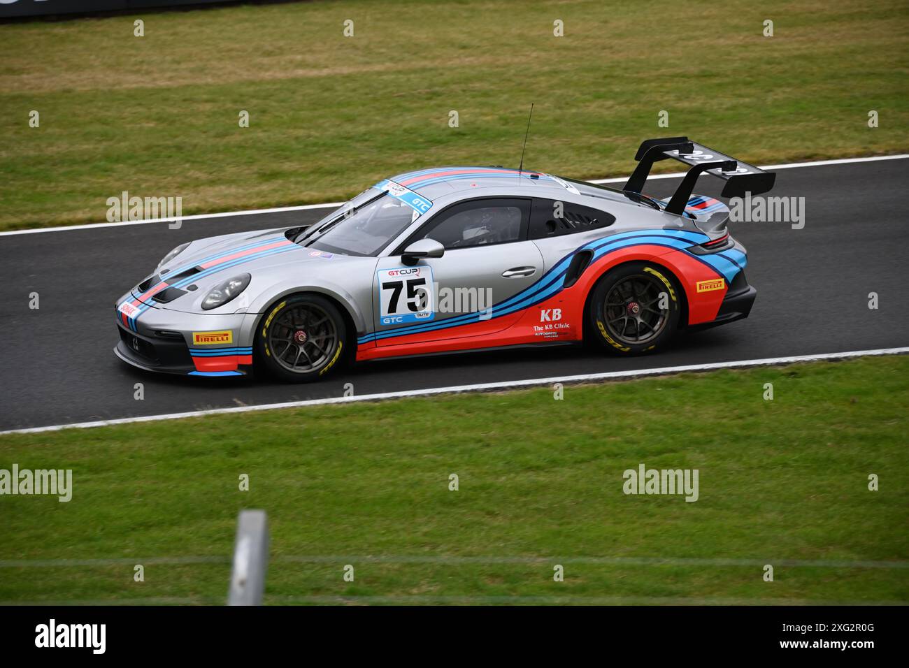 Keith Bush im Team Parker Racings Porsche 911 GT3 Cup Stockfoto