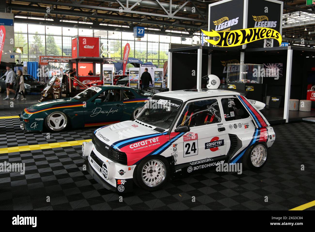 Fiat 126 Delta XS Evo 2 Flapjack Baujahr 1990, Sonderschau Hot Wheels Legends Tour Finale, PS Days Hannover 2024 Performance & Style Days 05.-07.07.2024, Auto, Automobilmesse, Ausstellung für sportliche Autos, Tuning Event, Messe Hannover, Hannover D. *** Fiat 126 Delta XS Evo 2 Flapjack Jahr 1990 , Sonderschau Hot Wheels Legends Tour Finale, PS Days Hannover 2024 Performance Style Days 05 07 07 2024 , Auto, Automobilmesse, Ausstellung für sportliche Autos, Tuning Event, Hannover Messe, Hannover D Stockfoto