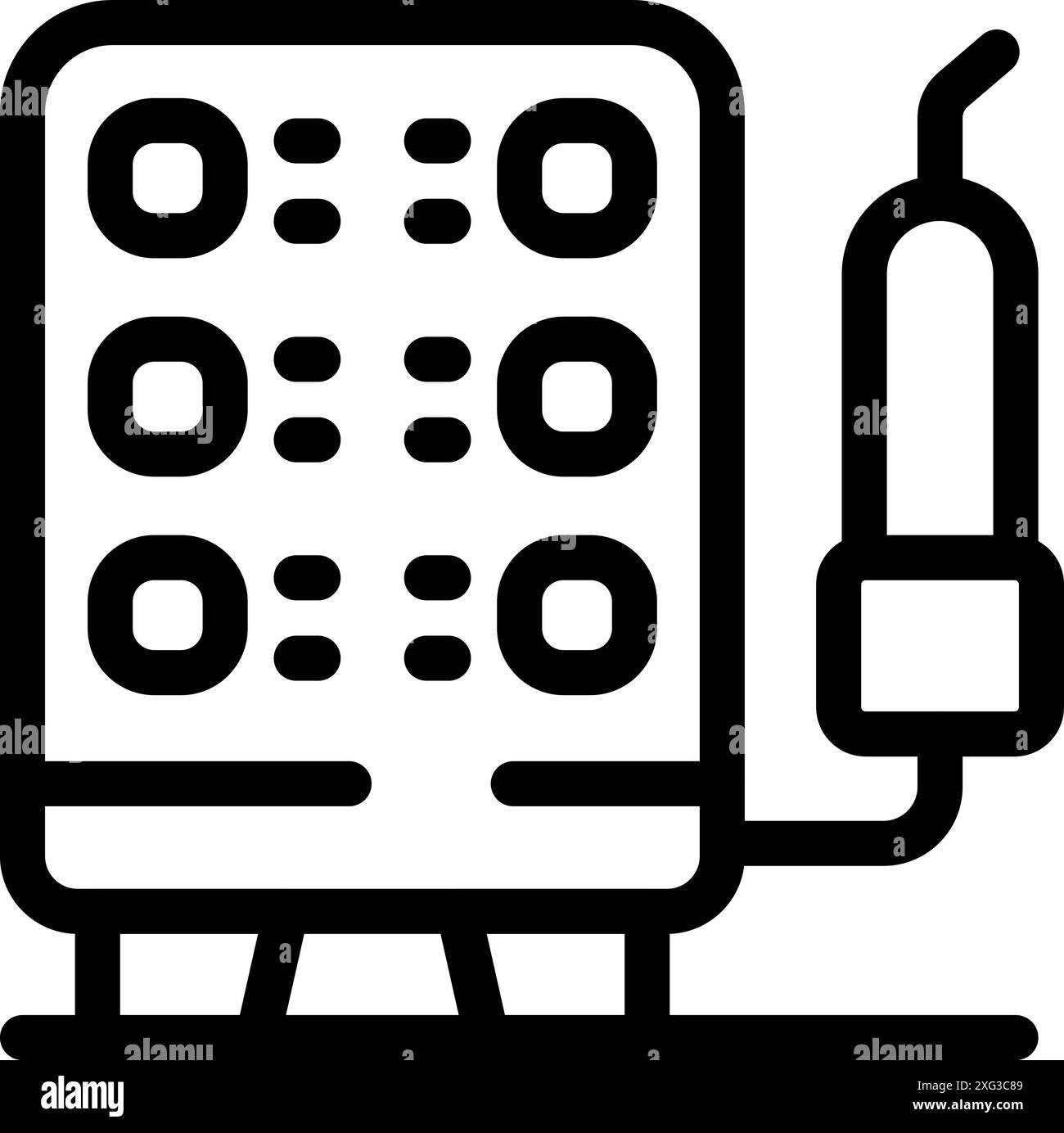 Kryptowährungs-Mining-Rig generiert Bitcoin mithilfe von Computerhardware Stock Vektor