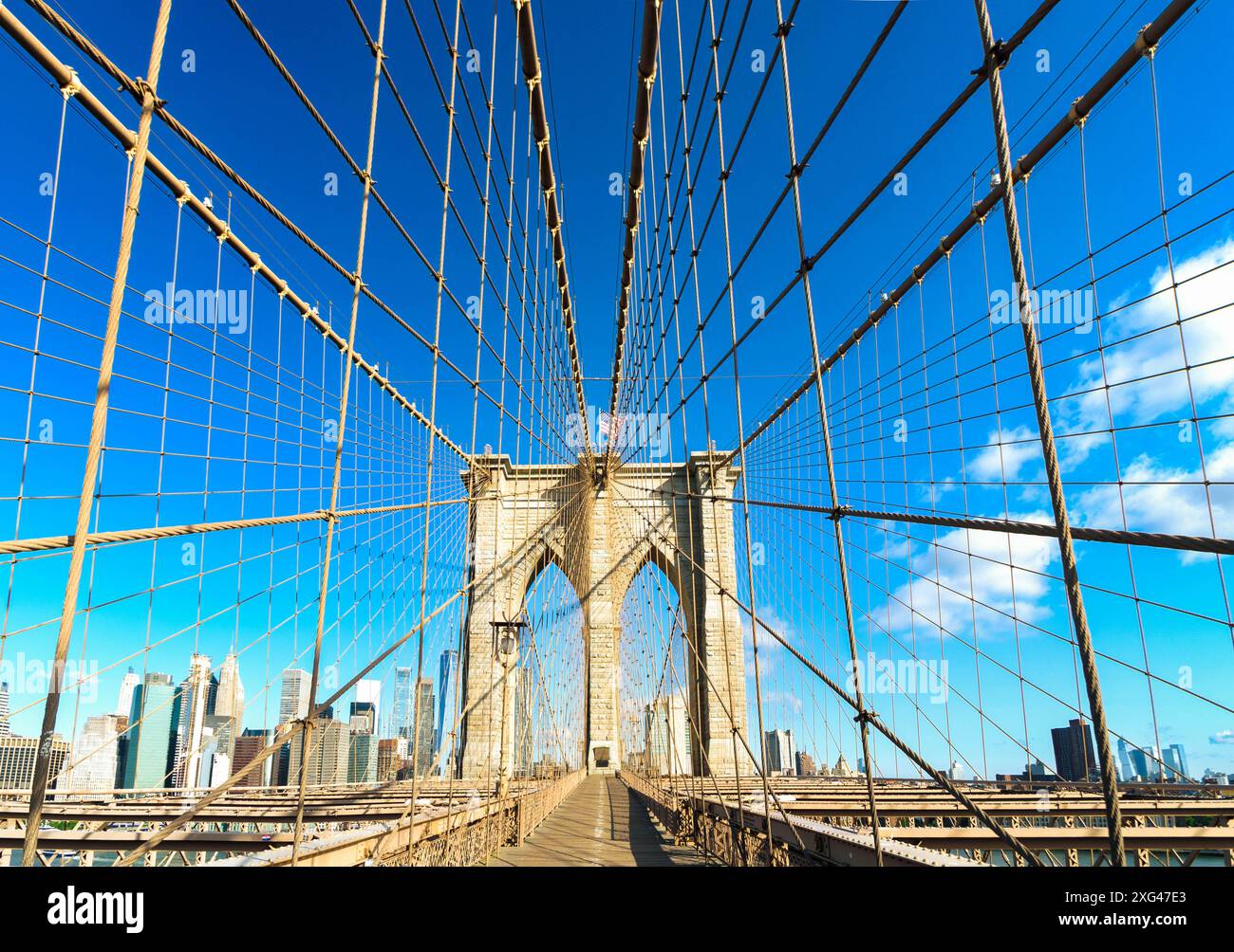 Brooklyn Bridge, New York City Stockfoto