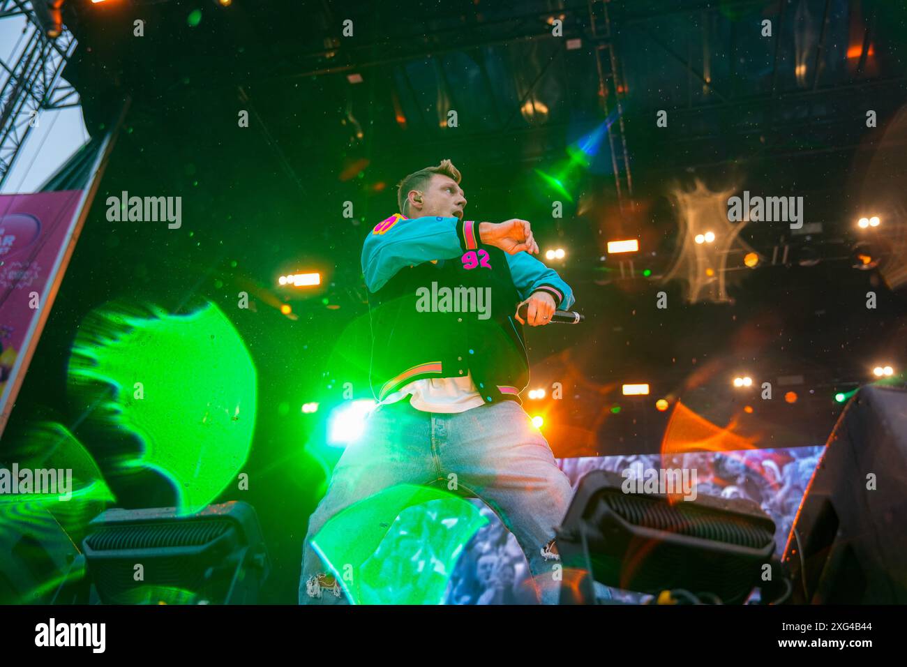 Stockholm, Schweden. Juli 2024. VI som älskar 90 & 00. „Wir lieben die 90er und 00er.“, Schweden. , . Musikfestival. Nick Carter. Quelle: Daniel Bengtsson/Alamy Live News Stockfoto