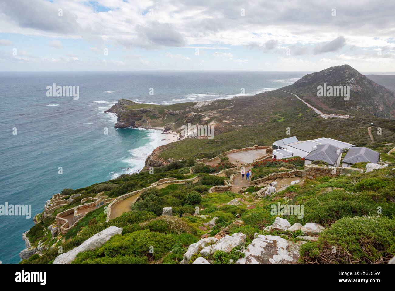 Diaz Beach in Cape Point, Westkap, Südafrika. Stockfoto