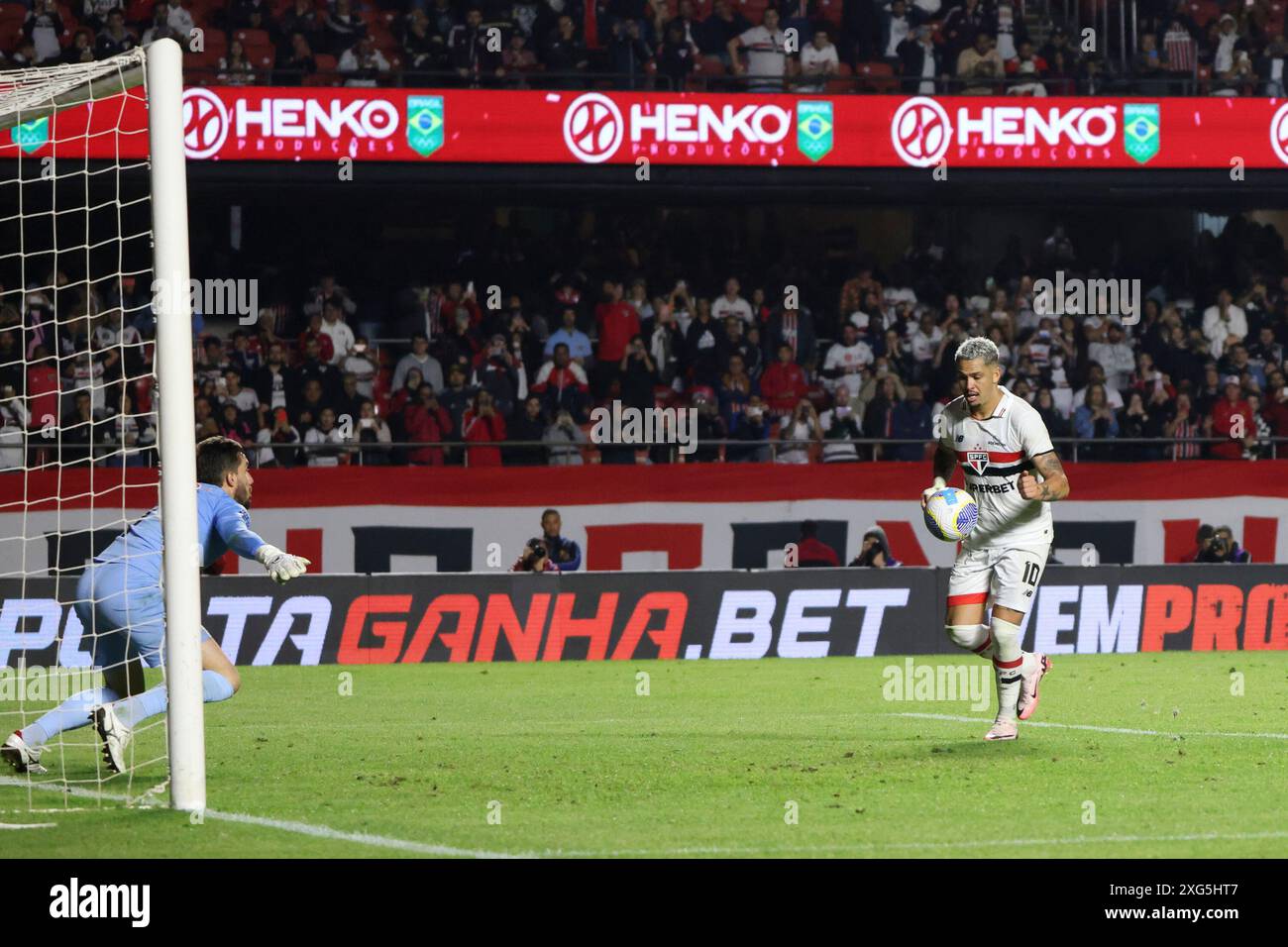 Sao Paulo, Sao Paulo, Brasilien. Juli 2024. Sao Paulo (SP), 06/2024 - BRAZILIAN/SAO PAULO Juli 2024, im Morumbis Stadium in der Stadt Sao Paulo - SP (Credit Image: © Leco Viana/TheNEWS2 via ZUMA Press Wire) NUR REDAKTIONELLE VERWENDUNG! Nicht für kommerzielle ZWECKE! Stockfoto