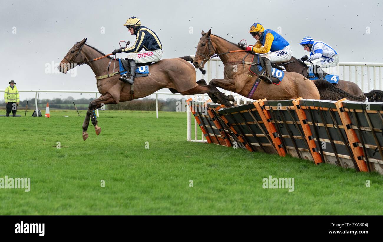 Wincanton Rennen 8. Januar 2022 - Rennen 1 Stockfoto