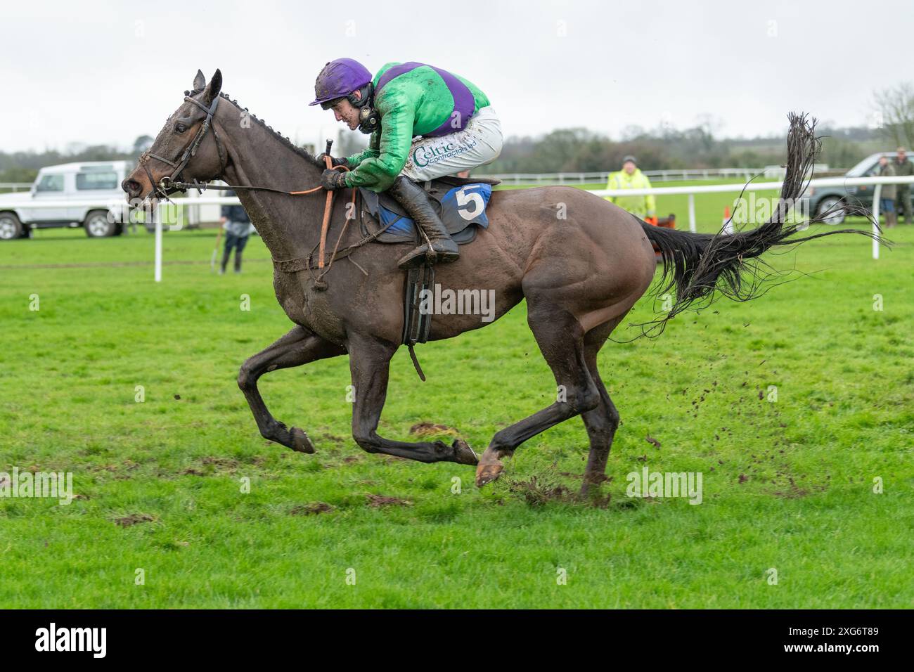 Zweites Rennen in Wincanton am 8. Januar 2022 Stockfoto