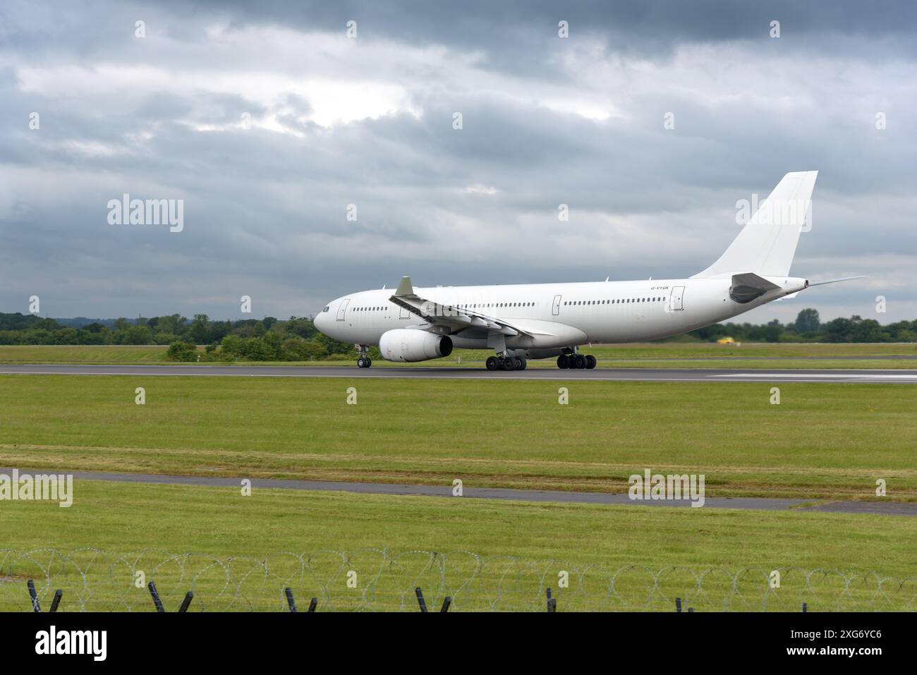 Eine entmilitarisierte RAF voyager, die jetzt als kommerzieller Airbus A330 betrieben wird Stockfoto