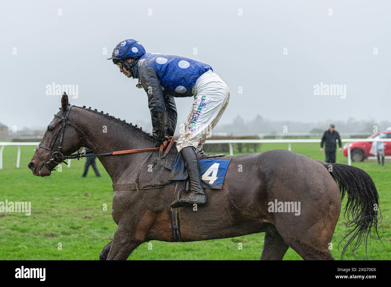 Wincanton Races, Sechstes Rennen, 8. Januar 2022 Stockfoto