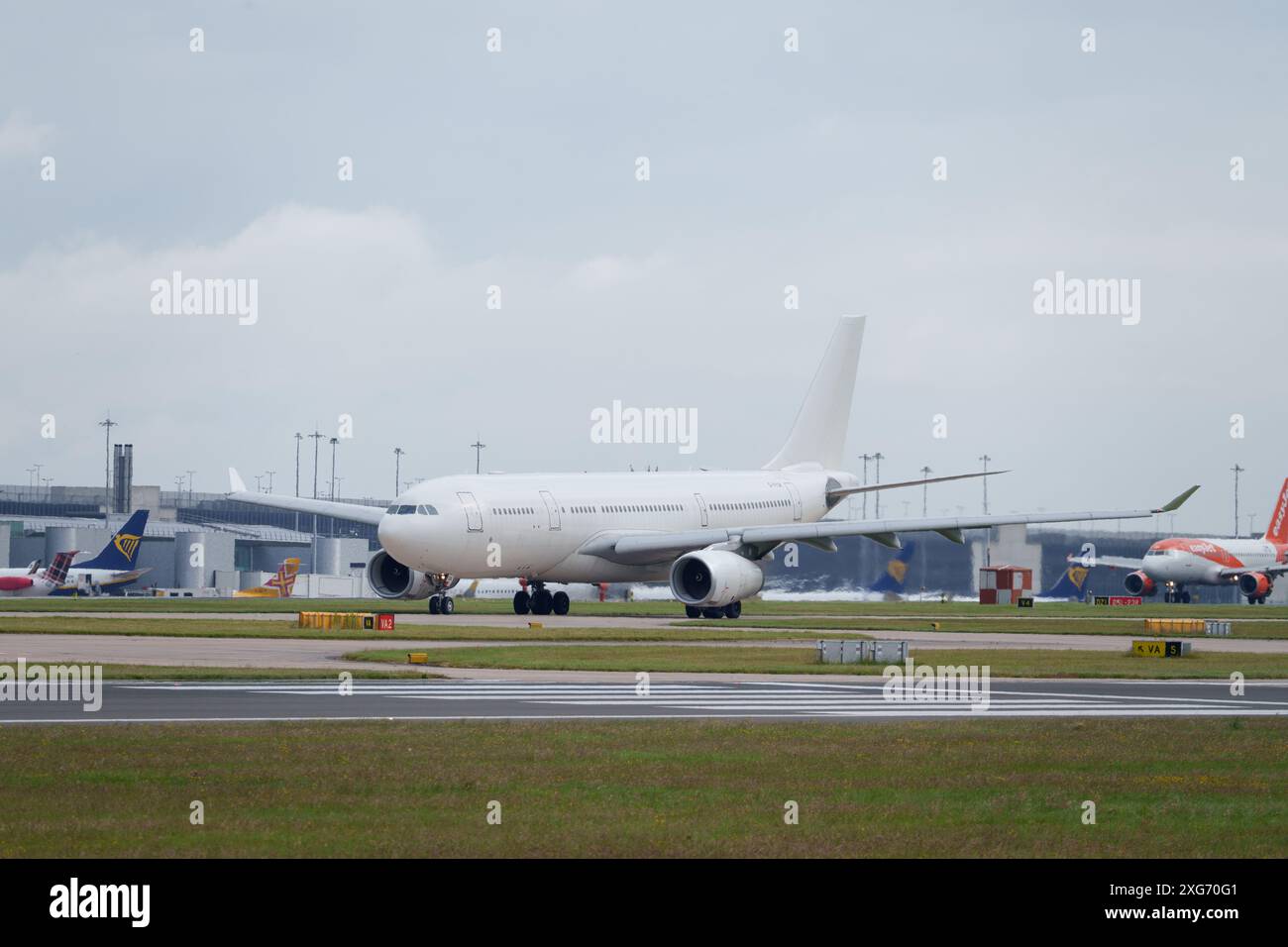 Eine entmilitarisierte RAF voyager, die jetzt als kommerzieller Airbus A330 betrieben wird Stockfoto