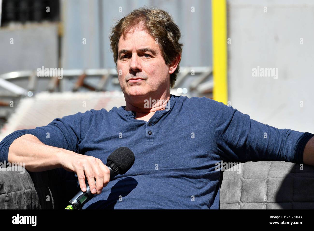 Zach Galligan auf der German Film Comic Con Babelsberg im Filmpark Babelsberg. Potsdam, 06.07.2024 *** Zach Galligan auf der German Film Comic Con Babelsberg im Filmpark Babelsberg Potsdam, 06 07 2024 Foto:Xn.xKubelkax/xFuturexImagex Comic con 4800 Stockfoto
