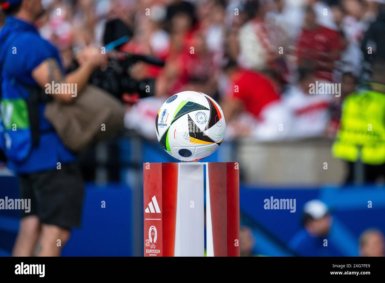 Berlin, Deutschland. Juli 2024. Der Match Ball von Adidas das das