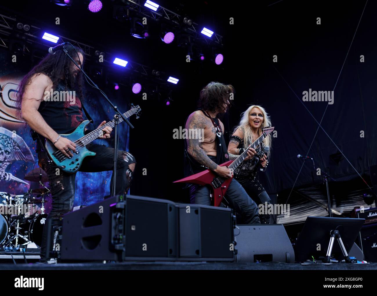 Knislinge, Schweden, 7. Juli 2024 DORO Performing at Time to Rock Festival Credit: PEO Mšller/Alamy Live News Stockfoto