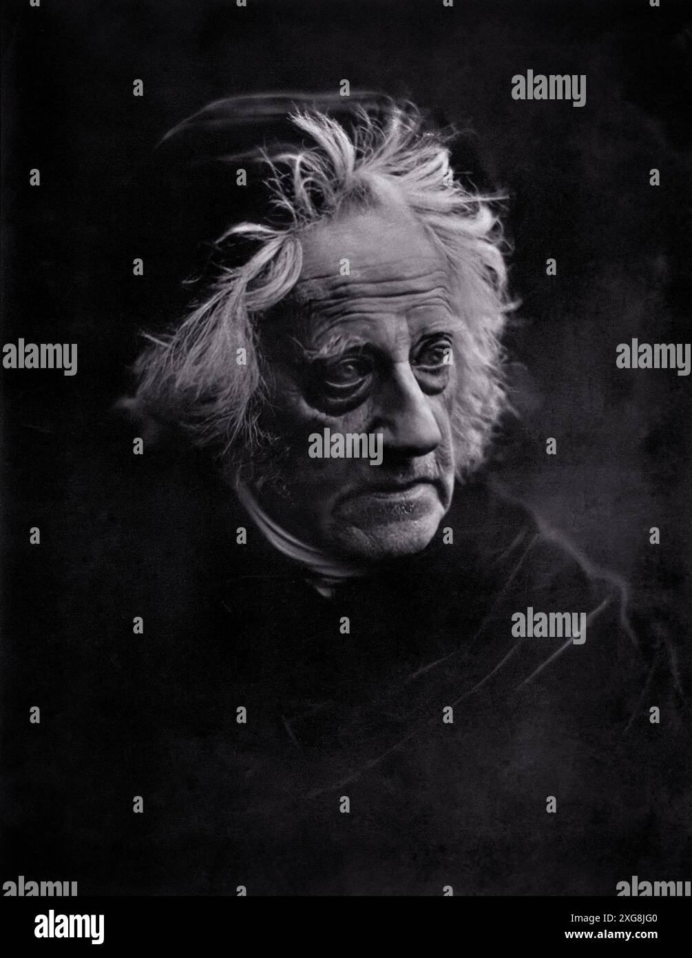 A Portrait of Sir John Herschel von Julia Margaret Cameron aus dem Jahr 1867 Stockfoto