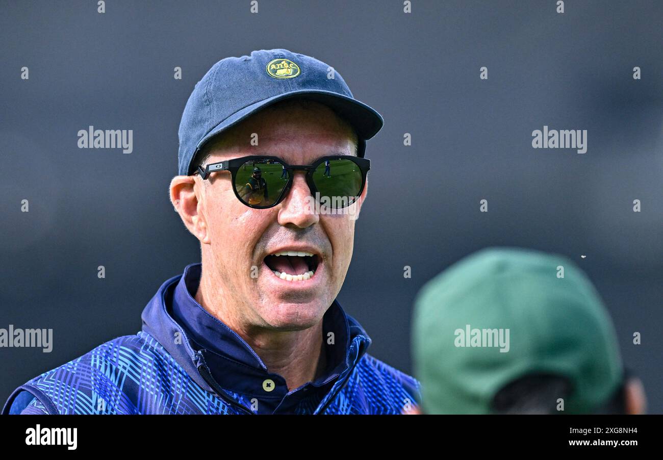 Edgbaston, Birmingham, Großbritannien. Juli 2024. World Championship of Legends T20 Cricket League, England Champions gegen Pakistan Champions; Kevin Pietersen aus England Credit: Action Plus Sports/Alamy Live News Stockfoto