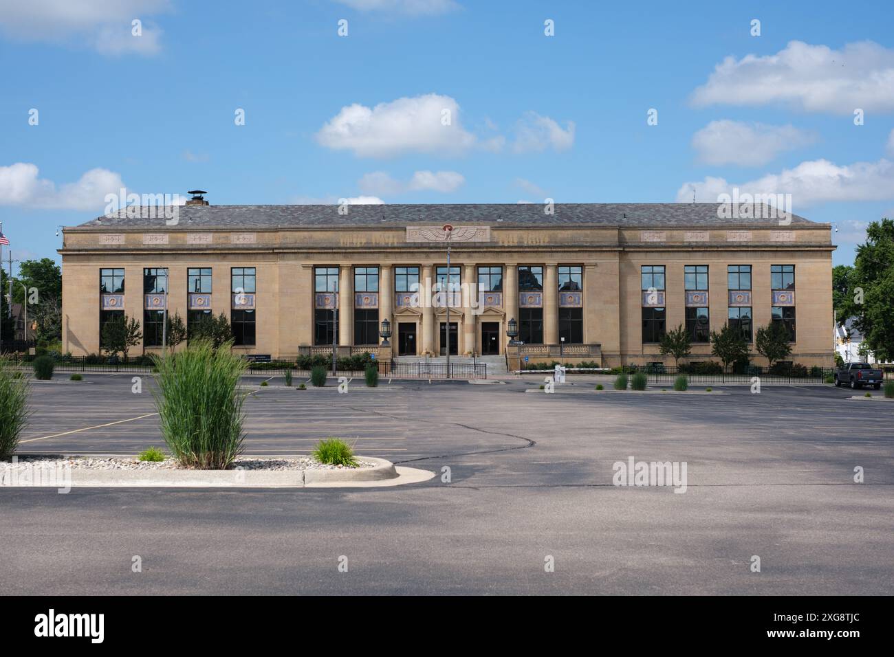 US Federal Building and Courthouse in Flint Michigan USA Stockfoto