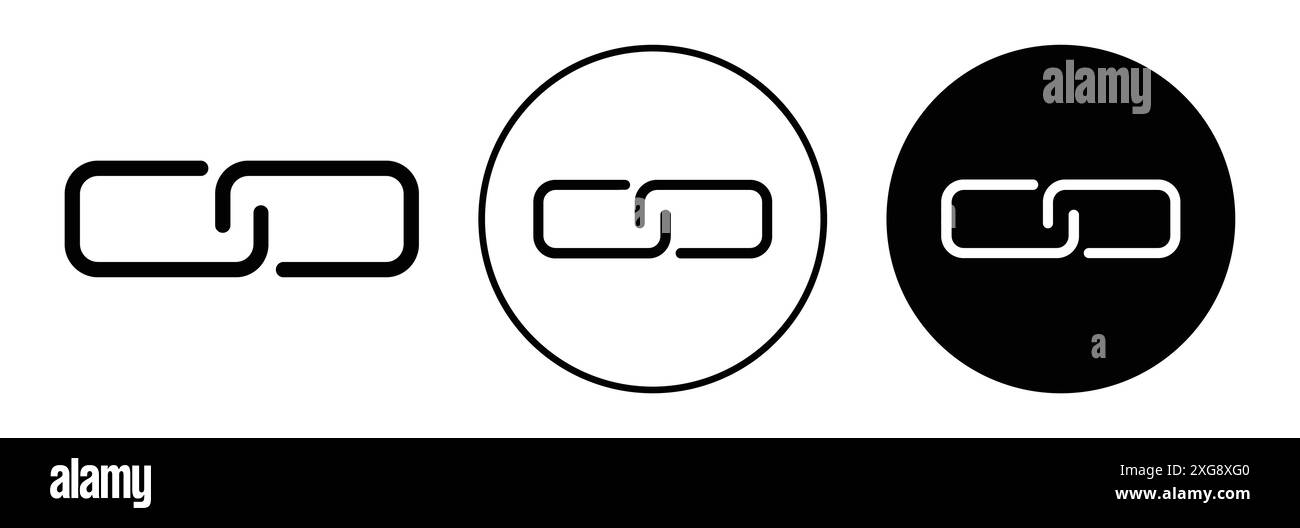 Connect icon Vector Logo Set Collection für Web App ui Stock Vektor