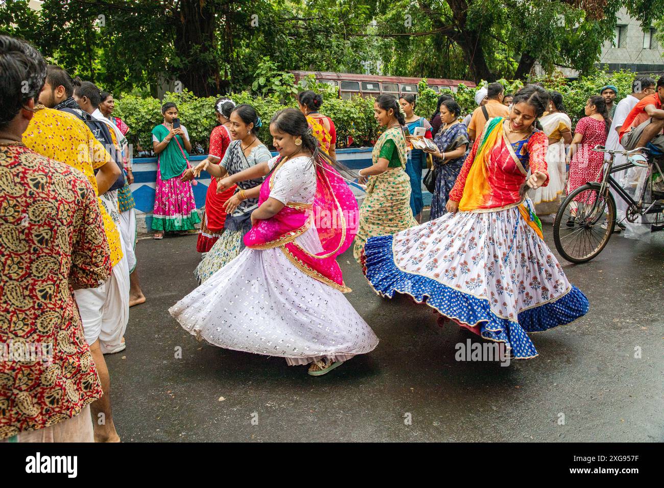 kalkutta Island Rtha Yatra Feier Stockfoto kalkutta Island Rtha Yatra Feier Stockfoto